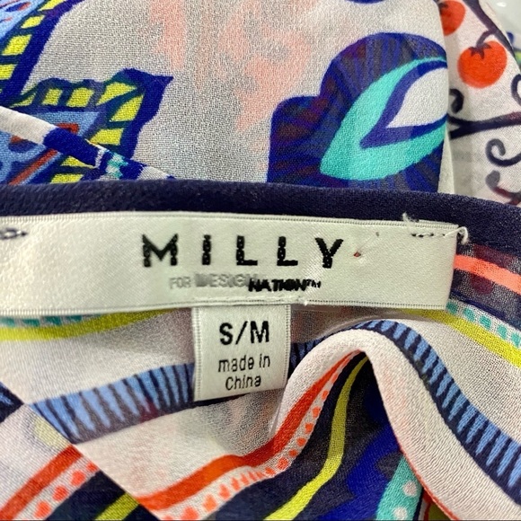 NWOT Milly for DesigNation Floral Caftan Tunic Top - Picture 8 of 9